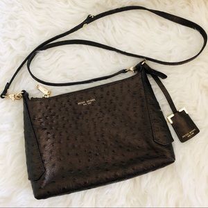 Henri Bendel New York Rivington Crossbody Ostrich